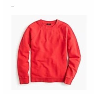 J crew garment dyed crew neck sweatshirt
